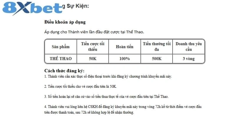 Hội viên phải trải qua ba vòng cược hợp lệ để rút tiền